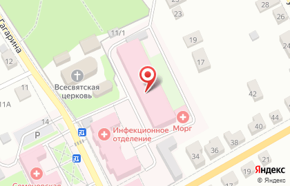 Семеновская ЦРБ на карте