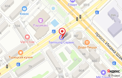Фирменный магазин Samsung в Советском районе на карте