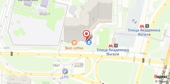 Ортопедический салон ОРТЕКА на улице Академика Янгеля на карте