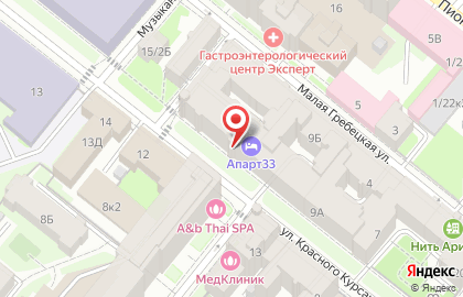 Апарт-отель Apart33 на карте