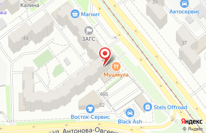 Ресторан Оки Токи в Советском районе на карте