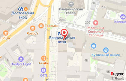 Станция Владимирская на карте