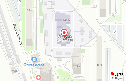 Детский сад №19 комбинированного вида в Октябрьском районе на карте