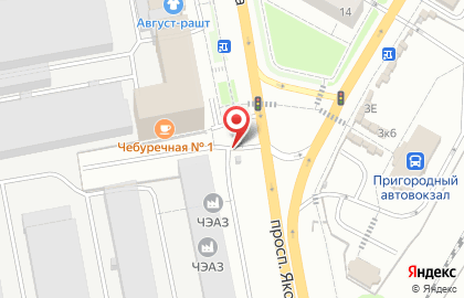 Автостоянка в Чебоксарах на карте