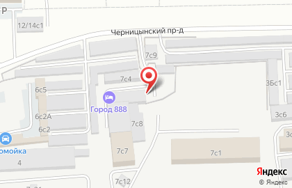 Союзбытсервис в Черницынском проезде на карте