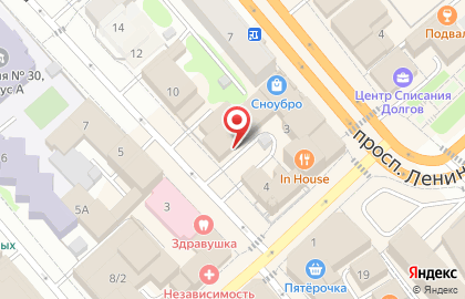 Адвокатские кабинеты Руденко А.Н. и Дрягиной М.В. на карте