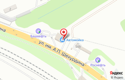 Автомойка Титан трэк на карте