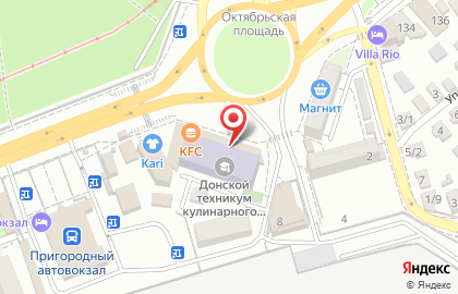 Банкомат Кубань кредит на проспекте Шолохова на карте