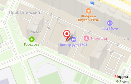 Боксерский зал Boxing gym 1703 на карте