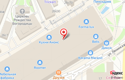 Мебельный магазин Мебель-Кит на улице Ленинская Слобода на карте