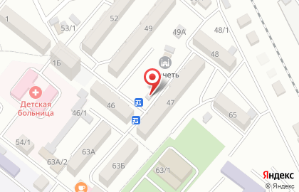 Гастроном №47 в Буйнакске на карте