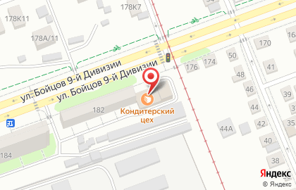 Кондитерский цех в Центральном районе на карте