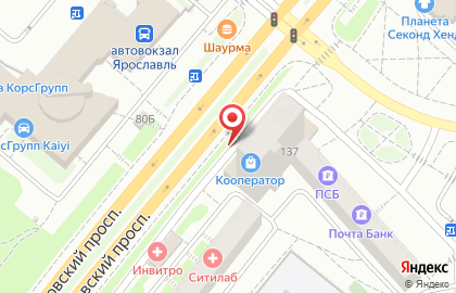 Парикмахерская Облик на Московском проспекте на карте