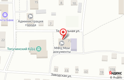 Многофункциональный центр Мои документы на Театральной улице на карте