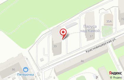 Детский центр Аистенок в Мотовилихинском районе на карте