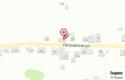 Магазин Удачный на Петровской улице на карте