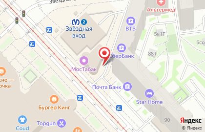 Мегафон в Московском районе на карте