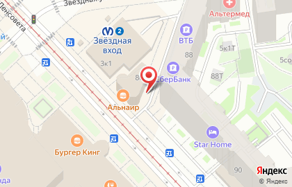 ЗАО АКБ Констанс-Банк на улице Ленсовета на карте