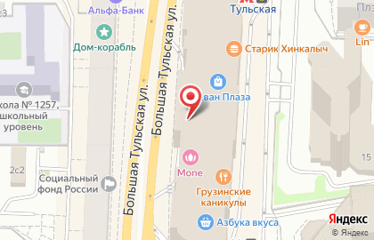 Бутик ювелирных изделий Tous в Даниловском районе на карте