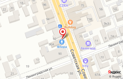 Флора на Советской улице на карте
