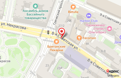 А Полюс на Греческом проспекте на карте