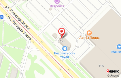Строительная компания Русский Деревянный Дом на улице Рихарда Зорге на карте