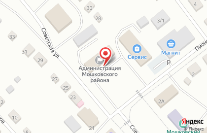 Совет депутатов Мошковского района на карте