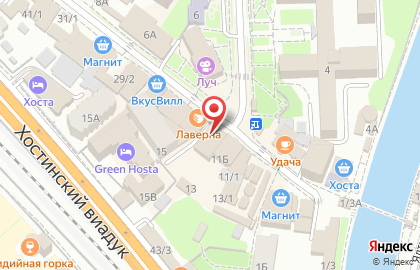 Магазин фастфудной продукции на Платановой улице на карте