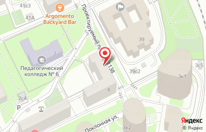 Компания Биикс на Поклонной улице на карте