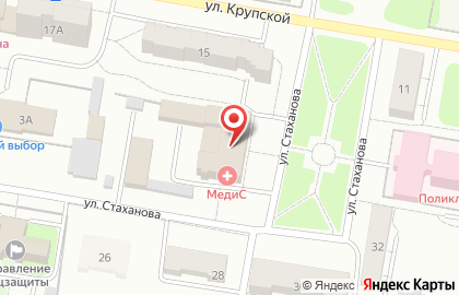 Клиника МедиС на карте