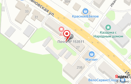 Магазин одежды в Иваново на карте