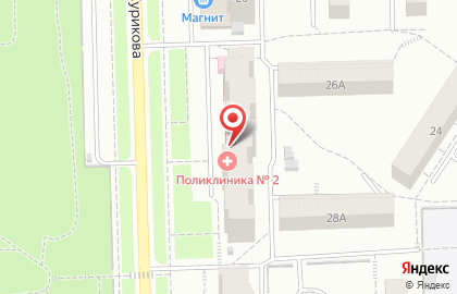Поликлиника №2 в Кирове на карте