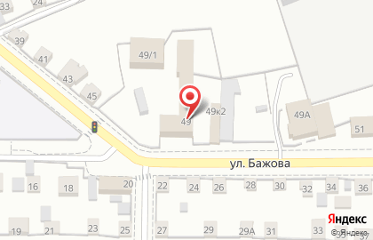 Торговая компания Эксперт на улице Бажова на карте