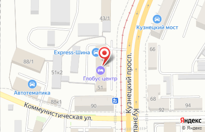 Торгово-монтажная компания Домострой на Кузнецком проспекте на карте
