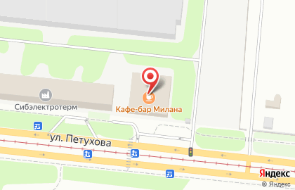 София на улице Петухова на карте