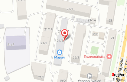 Ателье Дива на улице Хабарова на карте