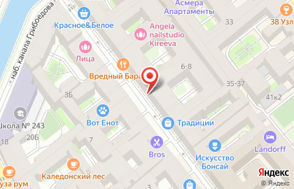 Ортопедический салон Террапевтика в Адмиралтейском районе на карте
