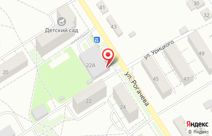 Бар 24 на улице Рогачёва на карте