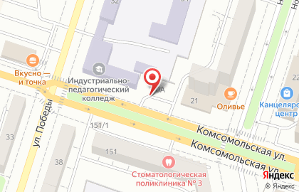 Шиномонтажная мастерская на Комсомольской, 80а на карте