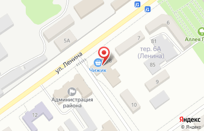 ОАО Банкомат, Россельхозбанк на улице Ленина на карте