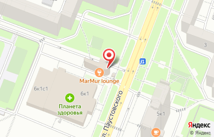 Отделение службы доставки Boxberry на улице Паустовского на карте
