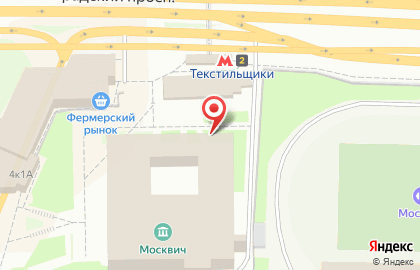 Театрально-цирковая школа-студия Грим масса на Волгоградском проспекте на карте