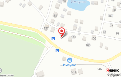 Продуктовый магазин в Новосибирске на карте