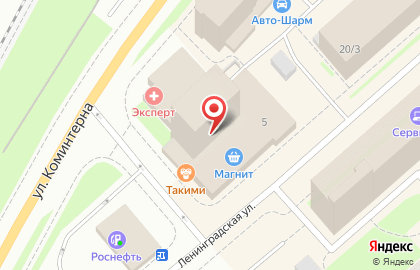 Кредитная компания Микрозайм на улице Коминтерна на карте