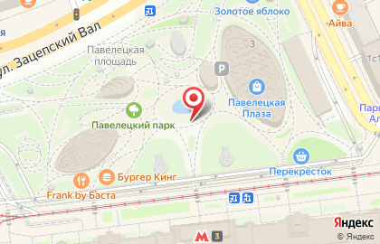 Магазин техники М.Видео на Павелецкой площади на карте