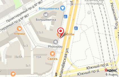 Кофейня Даблби в Красносельском районе на карте