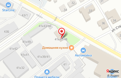 Столовая в Перми на карте