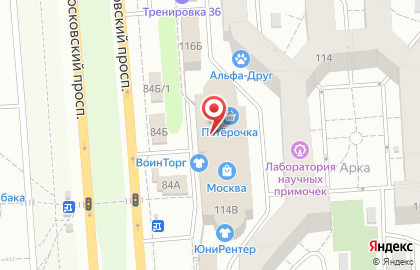Оксфордский языковой центр на Московском проспекте на карте