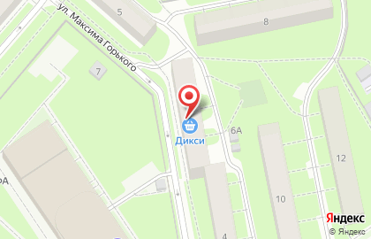 Супермаркет Дикси в Колпинском районе на карте