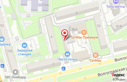 Клаксон на Волгоградской улице на карте